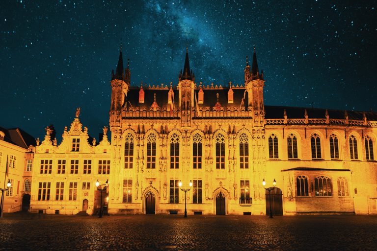 Belfry of Bruges and medieval old town - Bruges, Belgium